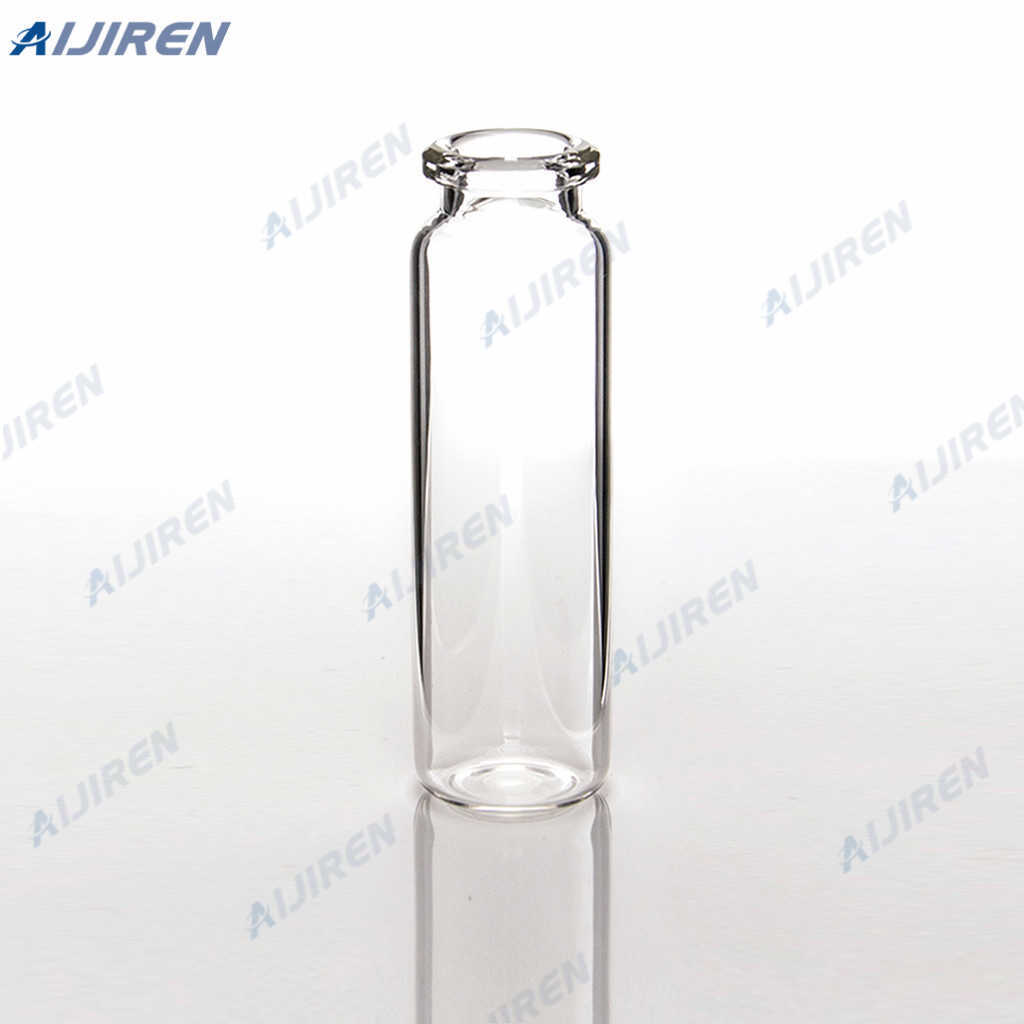 gc vial 23mm outer diameter crimp neck septa glass